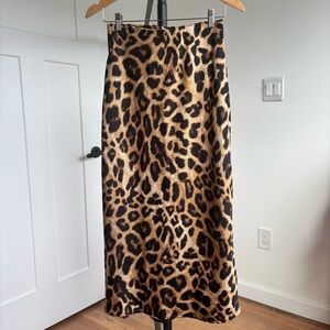 NEW Gilli Stitch Fix Leopard Maxi skirt S